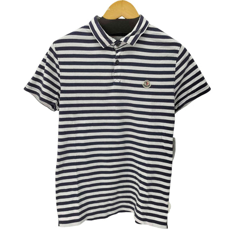 モンクレール MONCLER ボーダーコットンポロシャツ メンズ import:M