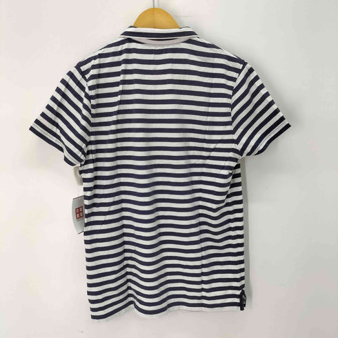 モンクレール MONCLER ボーダーコットンポロシャツ メンズ import:M