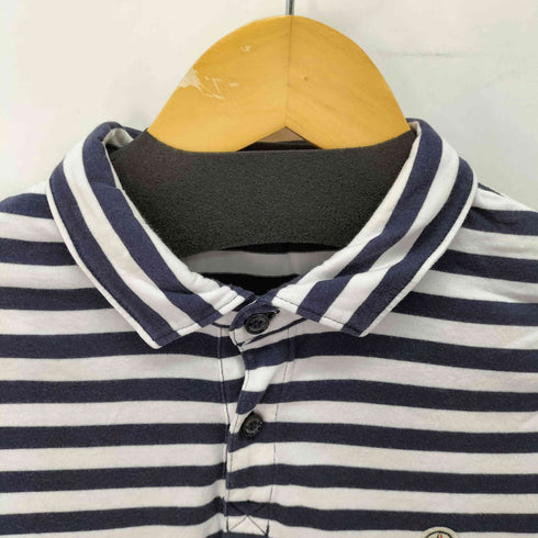 モンクレール MONCLER ボーダーコットンポロシャツ メンズ import:M