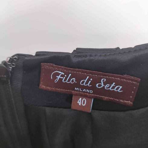 Filodiseta サテン ワンピース レディース JPN:40