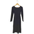 アリシアスタン ALEXIA STAM Back Adjuster Long Sleeve Rib Dress レディース JPN:M