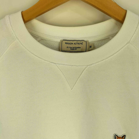 メゾンキツネ MAISON KITSUNE FOX HEAD PATCH CLASSIC SWEATSHIRT フォックスヘッド パッチ ワンポイント スウェットシャツ メンズ JPN:M
