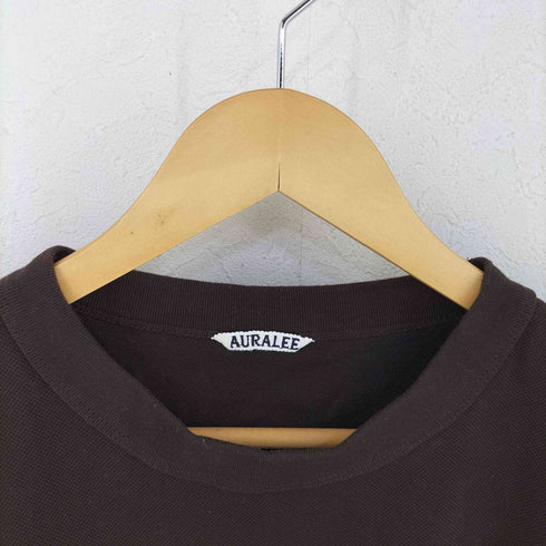 オーラリー AURALEE SUPER FINE COTTON SALT SHRINK PIQUE BIG TEE メンズ 5