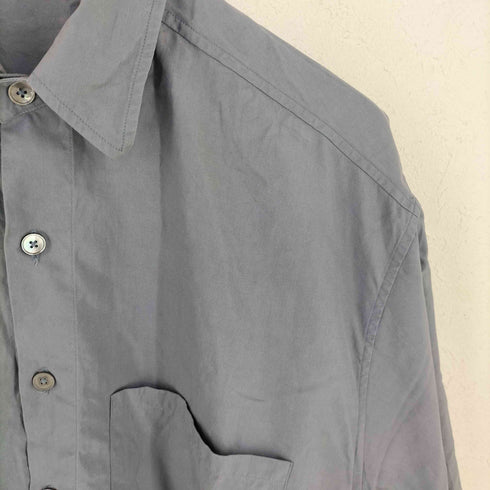 オーラリー AURALEE WASHED FINX TWILL BIG HALF SLEEVED SHIRTS メンズ 4