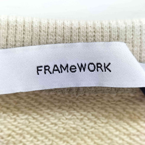 フレームワーク FRAMeWORK スクエアースウェット レディース