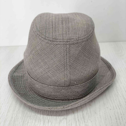 ボルサリーノ Borsalino リネン混 ハット 裏地メッシュ レディース 56cm