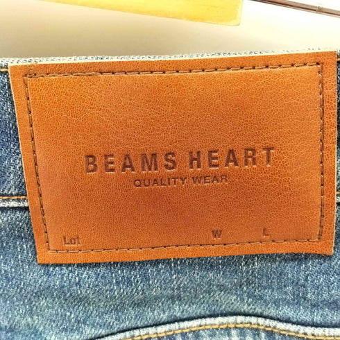 ビームスハート BEAMS HEART ヴィンテージウォッシュ ナロー デニム メンズ JPN:M