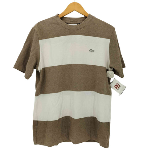 ラコステ LACOSTE オリジナルメランジェボーダーTシャツ メンズ import:L