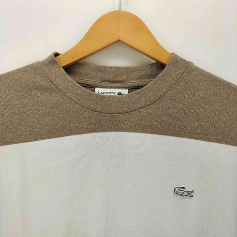 ラコステ LACOSTE オリジナルメランジェボーダーTシャツ メンズ import:L