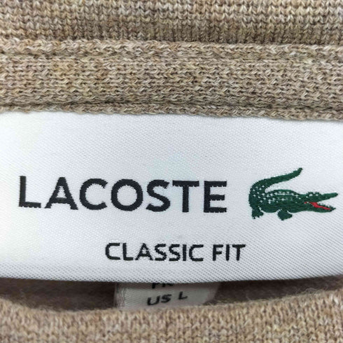 ラコステ LACOSTE オリジナルメランジェボーダーTシャツ メンズ import:L