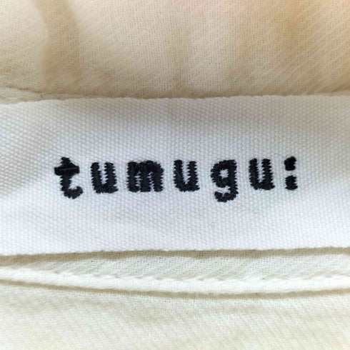 ツムグ tumugu: リネン切替ブラウス レディース FREE