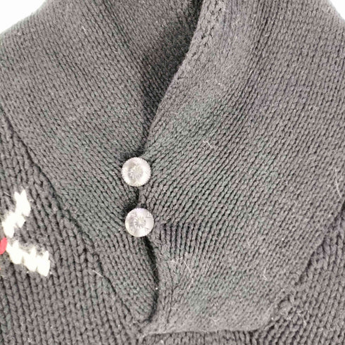 ポロバイラルフローレン Polo by RALPH LAUREN コットンカシミヤ ノルディック柄 ショールカラーニット メンズ import:XS