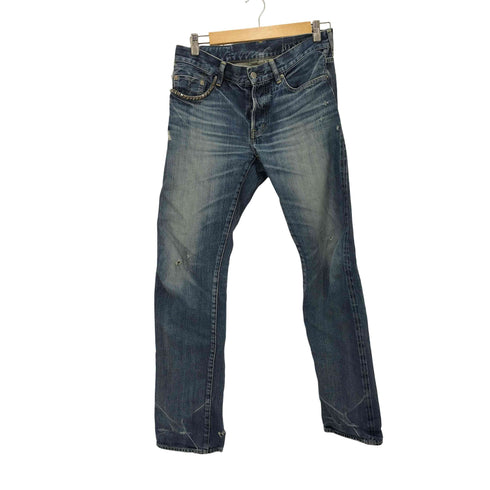 ヒステリックグラマー HYSTERIC GLAMOUR NOBU加工デニム スリムストレートパンツ メンズ 31
