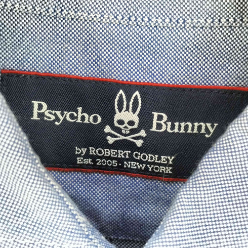 サイコバニー Psycho Bunny 迷彩ポケット コットンシャツ メンズ import:S