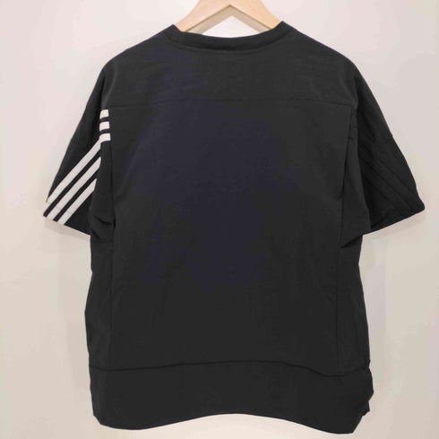アディダス adidas 裾ドローコード スリーストライプ ナイロン プルオーバー メンズ JPN:S