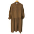 ユナイテッドアローズ UNITED ARROWS ギャザー シャツ ワンピース レディース JPN:36