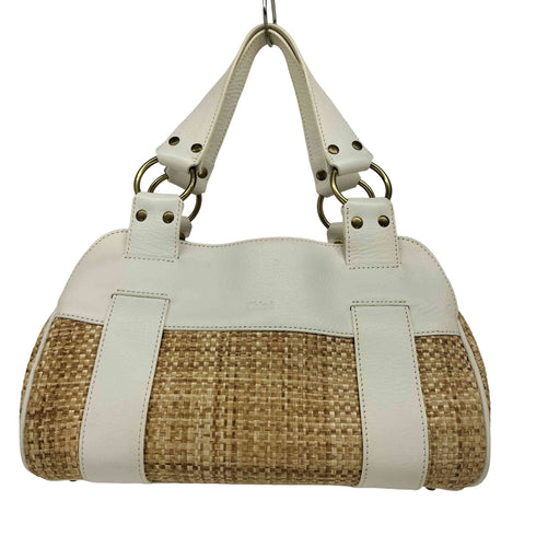 クロエ Chloe かご レザー ワンショルダー ボストン バッグ レディース
