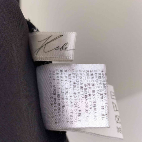 コウベレタス Kobe Lettuce フロッキードットマキシワンピース レディース JPN:M