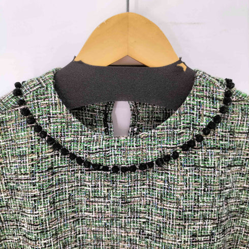 ザラ ZARA ツイード フリンジ カットソー レディース import:XS