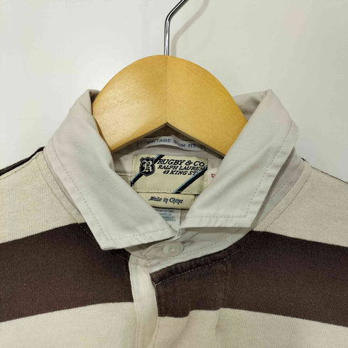 ラグビーラルフローレン Rugby Ralph Lauren VINTAGE SLIM FIT ラガーシャツ メンズ import:S