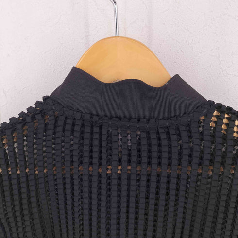 ザラ ZARA メッシュジップアップジャケット レディース M