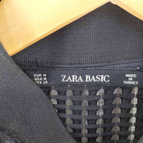 ザラ ZARA メッシュジップアップジャケット レディース M