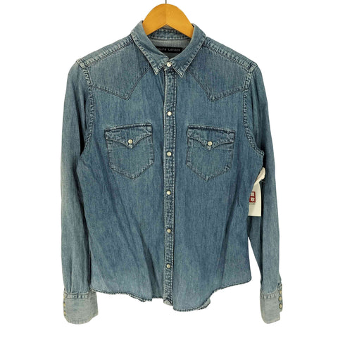 ラルフローレン RALPH LAUREN ウエスタン L/S レギュラーカラー デニムシャツ レディース 3F