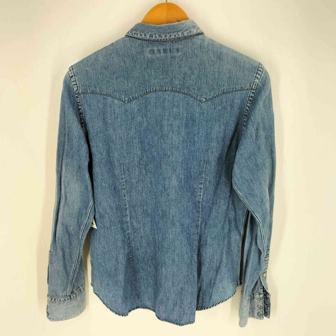 ラルフローレン RALPH LAUREN ウエスタン L/S レギュラーカラー デニムシャツ レディース 3F