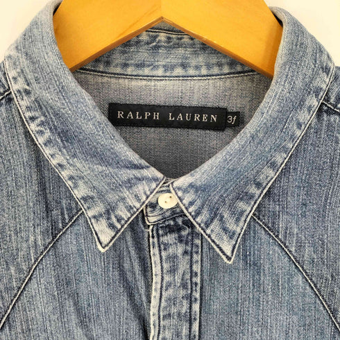ラルフローレン RALPH LAUREN ウエスタン L/S レギュラーカラー デニムシャツ レディース 3F
