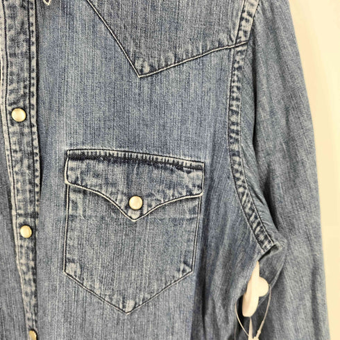 ラルフローレン RALPH LAUREN ウエスタン L/S レギュラーカラー デニムシャツ レディース 3F