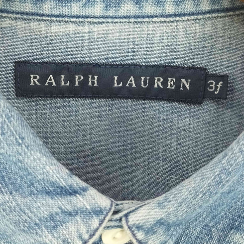 ラルフローレン RALPH LAUREN ウエスタン L/S レギュラーカラー デニムシャツ レディース 3F