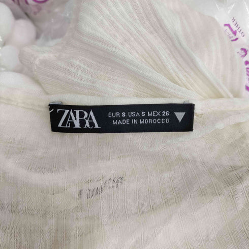 ザラ ZARA ダブルレイヤードデザイン トップス レディース import:S