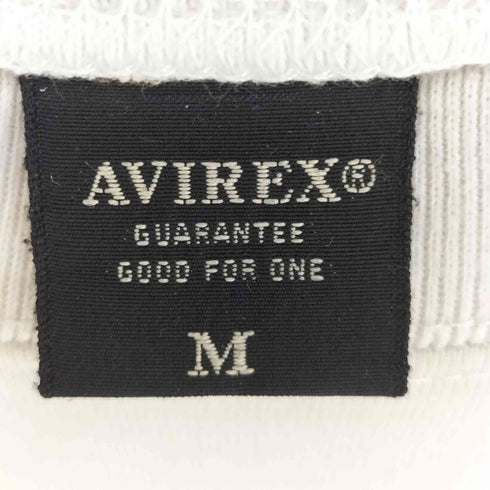 アヴィレックス AVIREX 両面プリント 七分丈 カットソー メンズ import:M