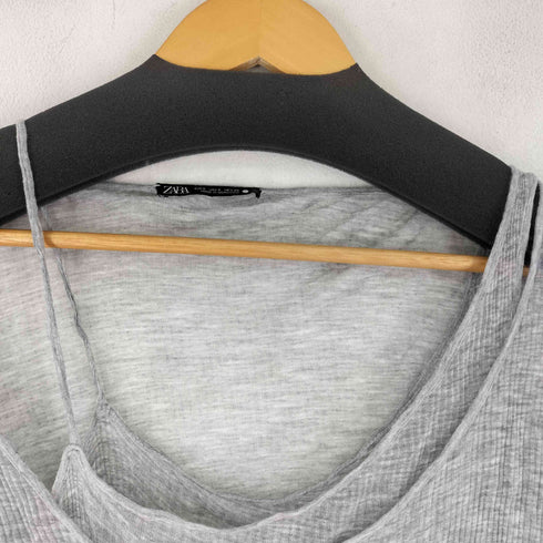 ザラ ZARA ダブルレイヤードデザイン トップス レディース import:S