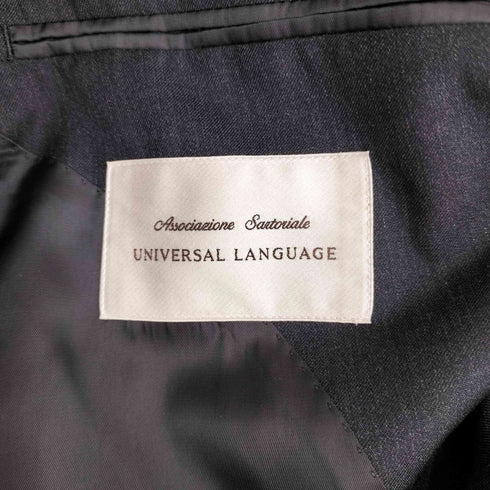 ユニバーサルランゲージ UNIVERSAL LANGUAGE vitale barberis canonico ウールテーラードジャケット メンズ