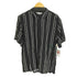 ザラ ZARA レーヨン100 ストライプ S/S シャツ メンズ import:L