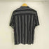 ザラ ZARA レーヨン100 ストライプ S/S シャツ メンズ import:L