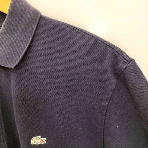 ラコステ LACOSTE SLIM-FIT ロゴ刺繍 鹿の子ポロシャツ メンズ import:L