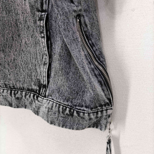 ザラ ZARA サイドジップデニム S/S カットソー メンズ import:L