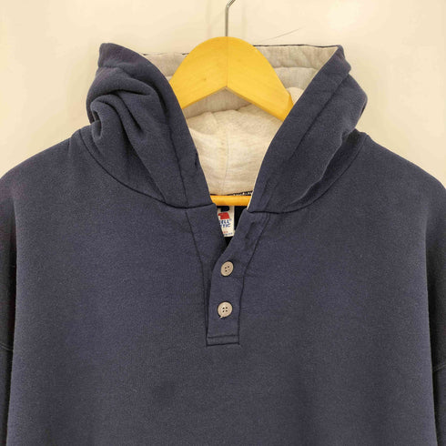 ラッセルアスレチック RUSSELL ATHLETIC 90s USA製 ブランク ヘンリーネック パーカー メンズ import:XL