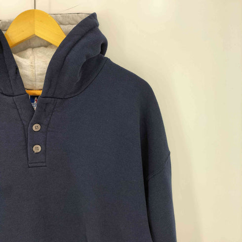 ラッセルアスレチック RUSSELL ATHLETIC 90s USA製 ブランク ヘンリーネック パーカー メンズ import:XL