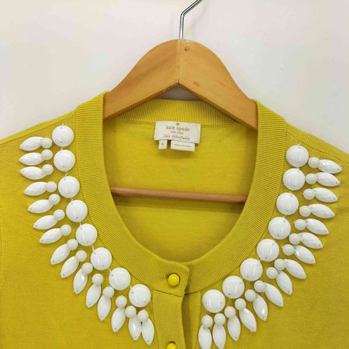 ケイトスペード Kate spade ビジューコットンカーディガン レディース import:S