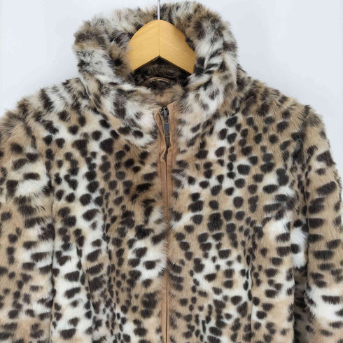 TOP SHOP レオパード ジップアップ ブルゾン ジャケット Y2K レディース EUR:38