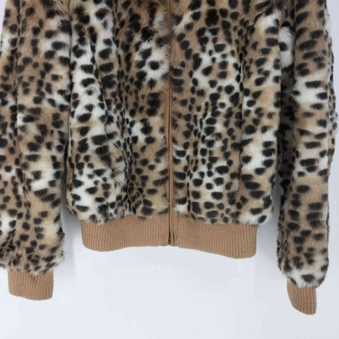 TOP SHOP レオパード ジップアップ ブルゾン ジャケット Y2K レディース EUR:38