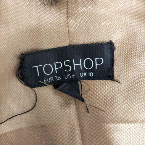 TOP SHOP レオパード ジップアップ ブルゾン ジャケット Y2K レディース EUR:38
