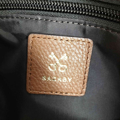 サザビー SAZABY 2WAY レザーハンドバッグ レディース
