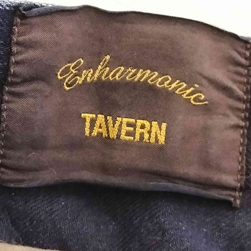 エンハーモニックタヴァーン ENHARMONIC TAVERN フロントポケット ボタンフライ デニム スキニーパンツ メンズ JPN:44