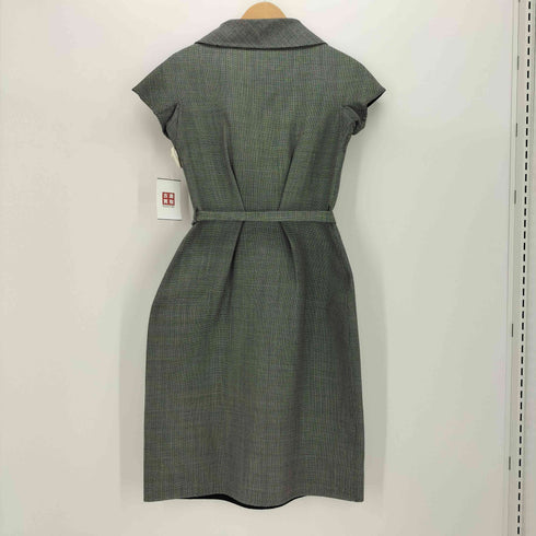クリスチャンディオール Christian Dior イタリア製 リボンデザイン S/S ワンピース レディース FR:36