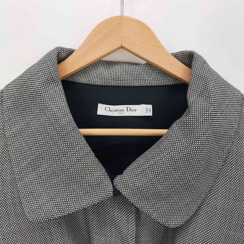 クリスチャンディオール Christian Dior イタリア製 リボンデザイン S/S ワンピース レディース FR:36