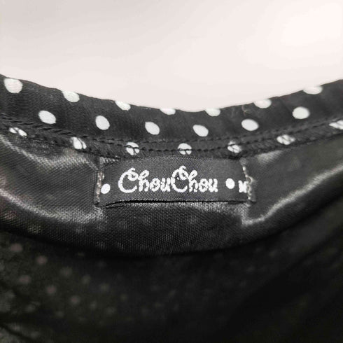 chouchou スパンコール ドットキャミソールワンピース レディース
